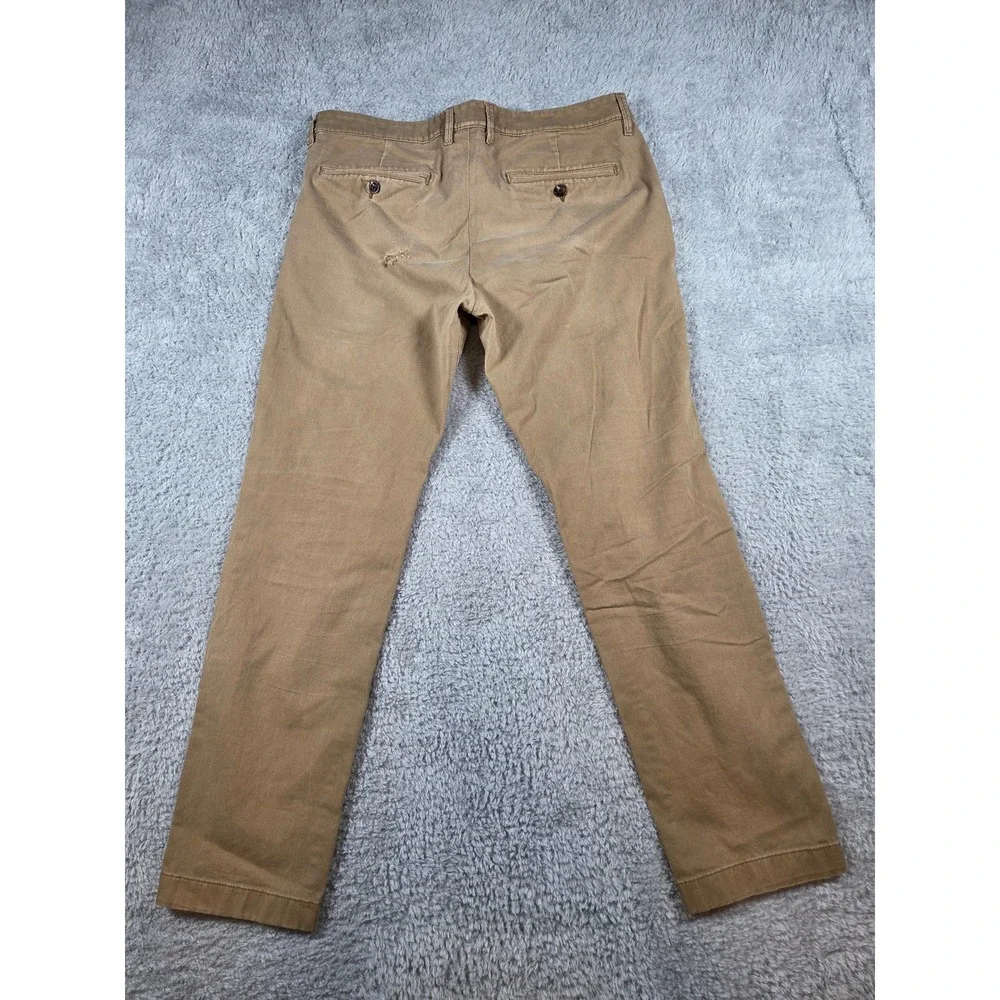 Goodfellow & Co Mens Hennepin Chino Slim Straight Pants‎ Tan Khaki 34x30